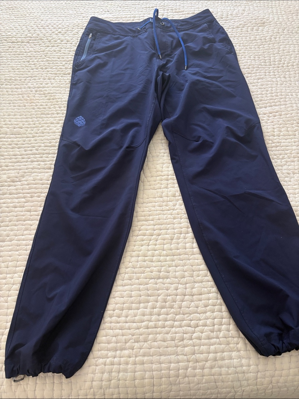 Stio Men's Navy Blue Drawstring Joggers 30 x small